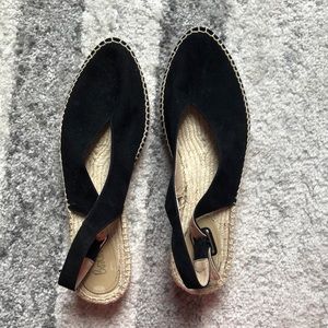 Boden slingback black espadrille sandals  size 39, US 8.5  bran new never worn